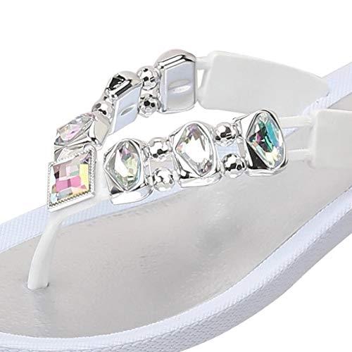 【並行輸入品】Grandcoレディース\" AB \""デラックスThongサンダル カラー: ホワイト GRANDCO Women's Deluxe"_4