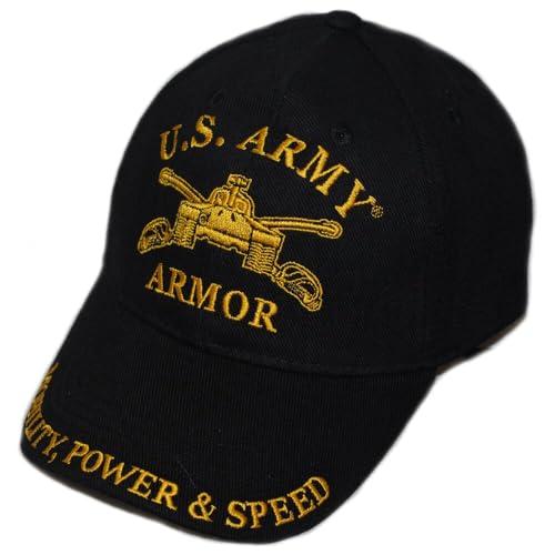 【並行輸入品】Eagle Emblems Men 's US Army Armor刺繍ボールキャップ カラー: ブラック Eagle Emble_1