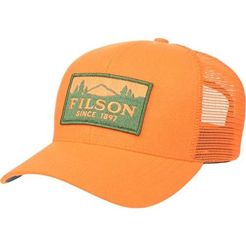 ▪️70s NEW ERA ビンテージ トラッカーキャップ オレンジ 白 緑 黒 並行輸入品】Filson Logger メッシュトラッカーキャップ 男女兼用