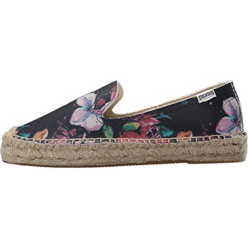 【並行輸入品】Soludos レディース トールウェッジ フラット, ヴィンテージフローラルレザー。, 6 Soludos Women's Plの画像