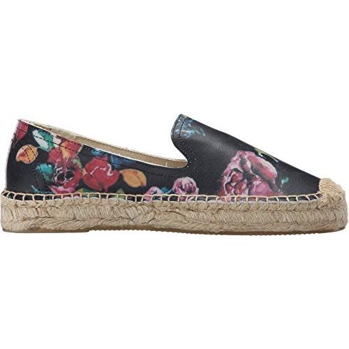 【並行輸入品】Soludos レディース トールウェッジ フラット, ヴィンテージフローラルレザー。, 6 Soludos Women's Plの画像