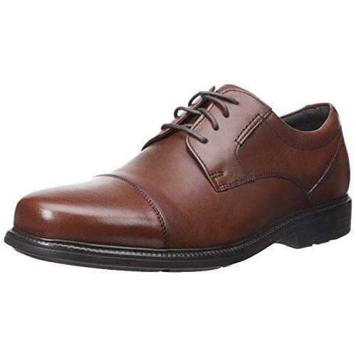 【並行輸入品】Rockport Men's Charles Road Cap Toe Oxford Tan II Leather 8 W (EEの画像