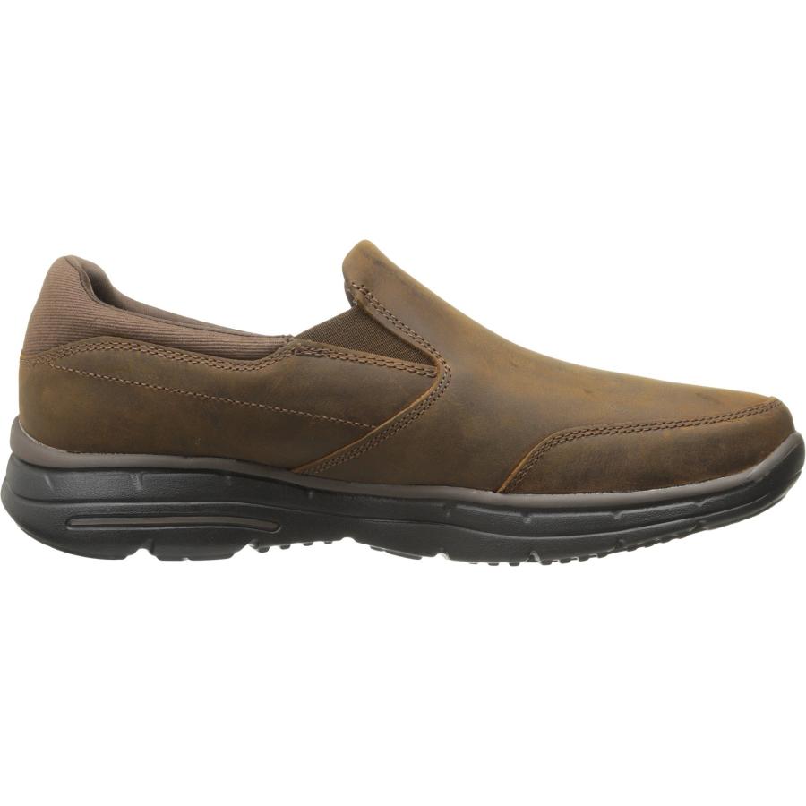 【並行輸入品】Skechers USA Men's Glides Calculous Slip On Loafer,Dark Brown,7 3の画像