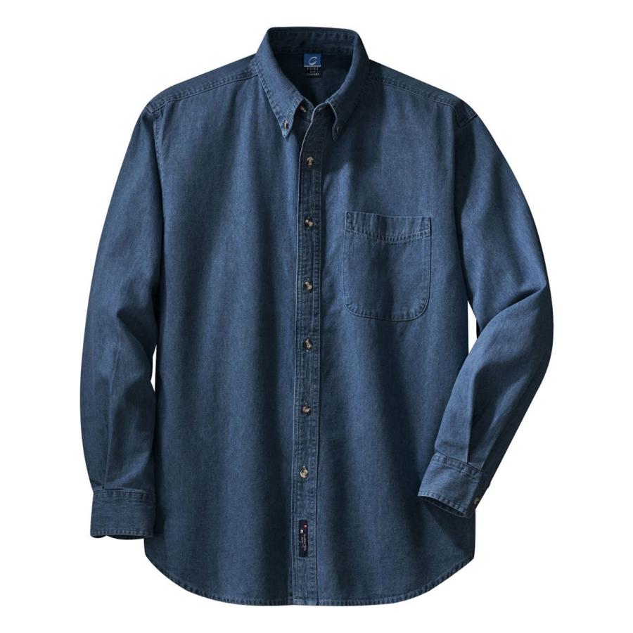 並行輸入品】PORT AND COMPANY 長袖バリューデニムシャツ(SP10) US 