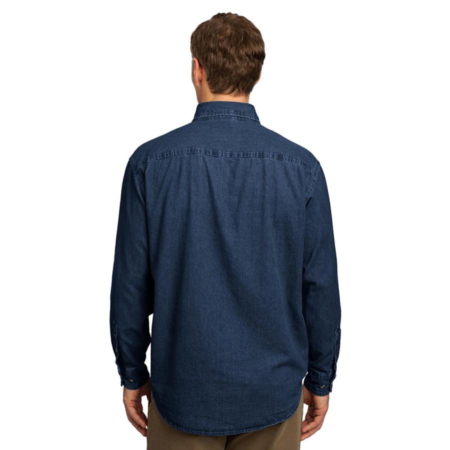 並行輸入品】PORT AND COMPANY 長袖バリューデニムシャツ(SP10) US 