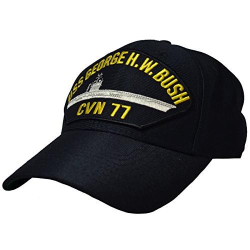 USA製 海軍 キャップ USS HARRY CVN75 野球帽 スナップバック EC USS Harry S. Truman CVN-75 Hat - Navy Blue - Veteran