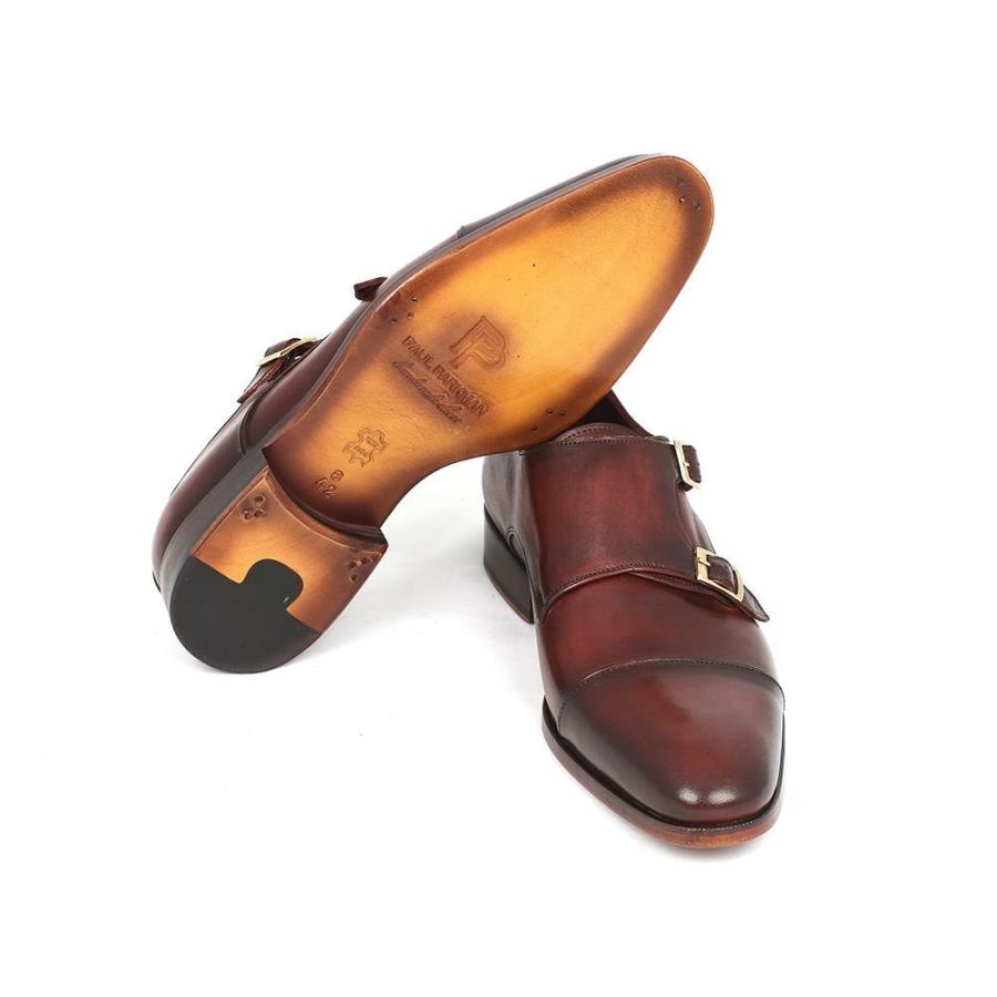【並行輸入品】[Paul Parkman] メンズ カラー: ブラウン Paul Parkman Men's Cap Toe Double Moの画像