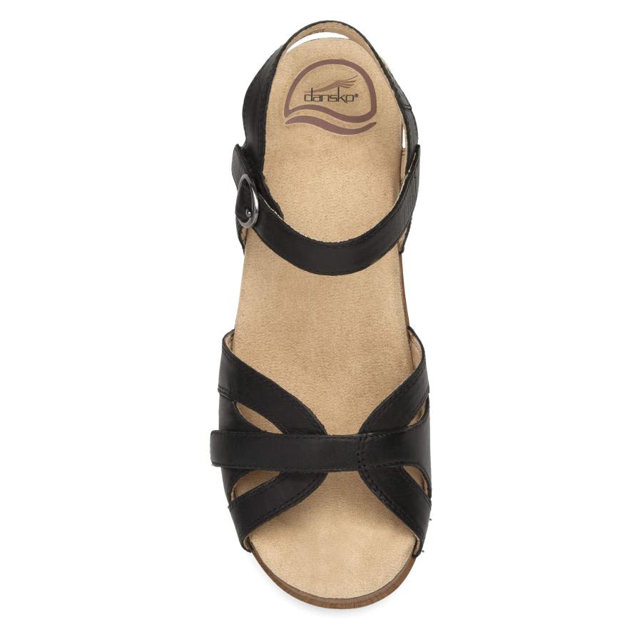 【並行輸入品】Dansko レディース シーズンサンダル US サイズ: 8.5 9 カラー: ブラック Dansko Women's Seasの画像
