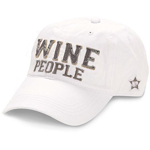 【並行輸入品】We人ワイン人野球キャップ帽子調節可能なストラップ付き、ホワイト Pavilion Gift Company We People