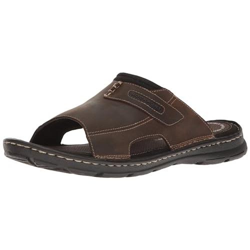 【並行輸入品】Rockport メンズ ダーウィン スライド 2 サンダル， ブラウンIiレザー。， 9.5 Rockport Men's Da