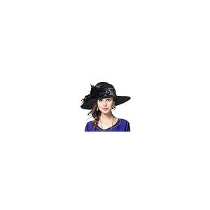 並行輸入品】女性用100 %ウールフェルト羽根カクテルBritishフォーマル
