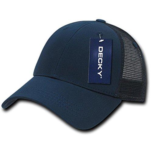 【並行輸入品】[DECKY] 214 NVYNVY ロークラウンメッシュゴルフキャップ NVY/ネイビー/ネイビー DECKY 214 NVYN_1