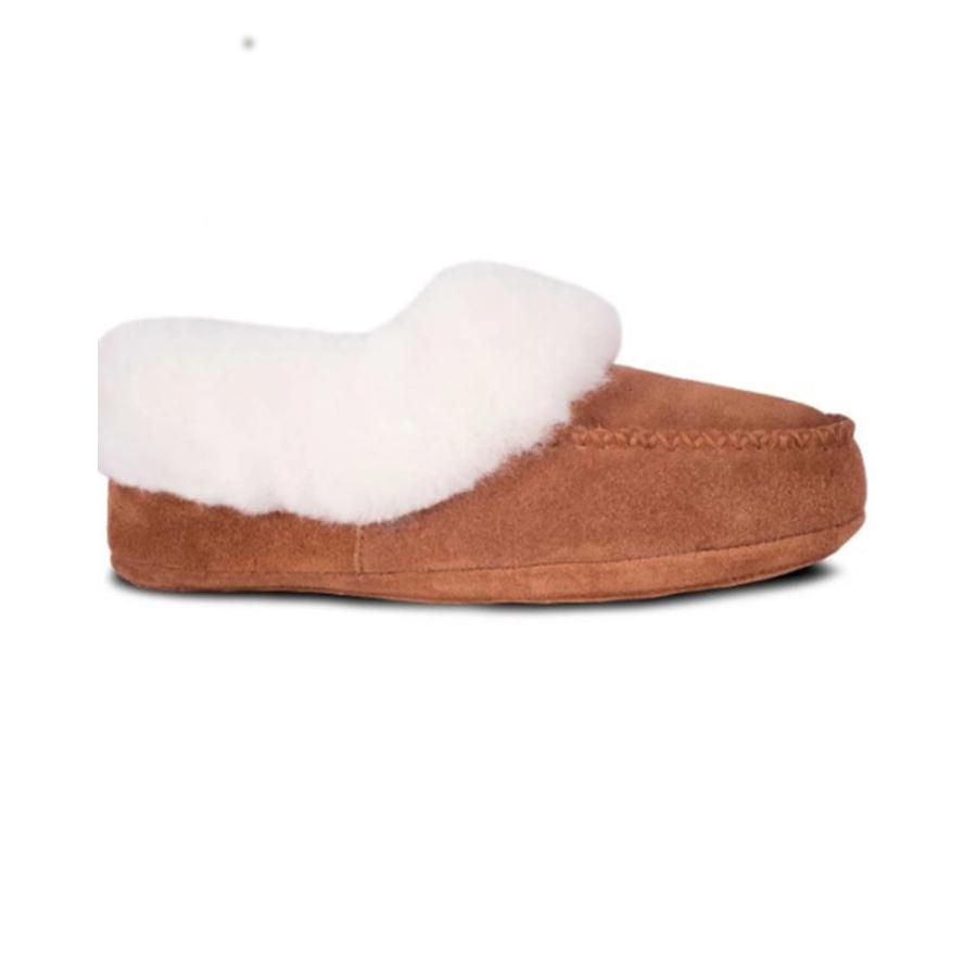 【並行輸入品】Rj's Fuzzies レディース オージーブーティー US サイズ: 7 カラー: ブラウン Cloud Nine Sheepの画像