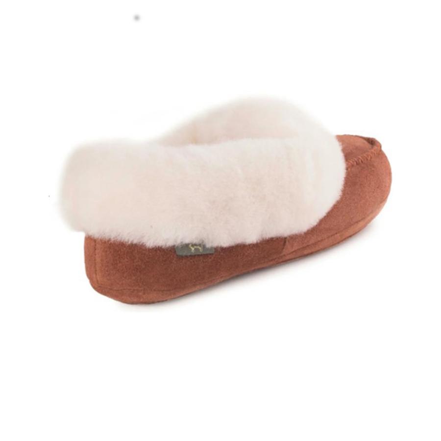 【並行輸入品】Rj's Fuzzies レディース オージーブーティー US サイズ: 7 カラー: ブラウン Cloud Nine Sheepの画像