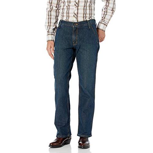 【並行輸入品】Ariat メンズ Rebar M4 Workhorse ワークパンツ US サイズ: 36W x 34L カラー: ブルー Ar