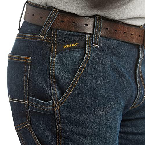 【並行輸入品】Ariat メンズ Rebar M4 Workhorse ワークパンツ US サイズ: 36W x 34L カラー: ブルー Ar