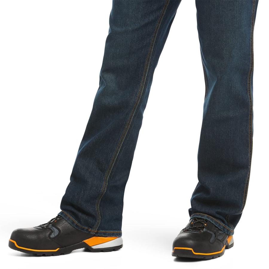 【並行輸入品】Ariat メンズ Rebar M4 Workhorse ワークパンツ US サイズ: 36W x 34L カラー: ブルー Ar