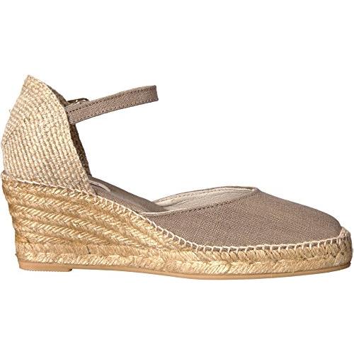 (取寄) トニー ポンズ レディース カルデス Toni Pons women  Caldes Taupe Linen 並行輸入品】Toni Pons レディース Toni Caldes Taupe Linen EU 39 (US