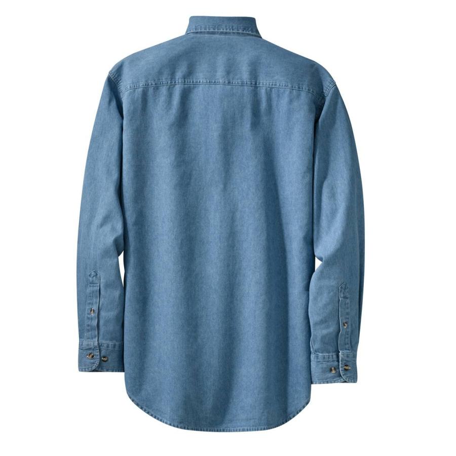 【並行輸入品】Gravity Threads メンズ 長袖デニムシャツ US サイズ: Large カラー: ブルー Gravity Threa_3