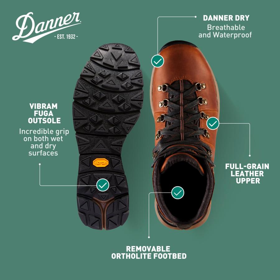【並行輸入品】[ダナー] Men's Mountain 600 Full Grain Hiking Boot Danner Mountain 6の画像