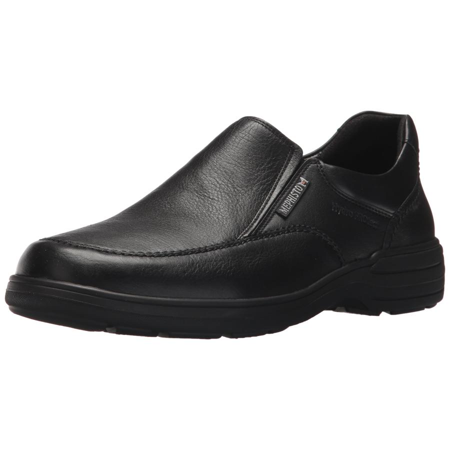 【並行輸入品】[Mephisto] メンズ シューズブラックレザーオンデイビースリップ 8.5 M米国 ブラックりこ Mephisto Men'の画像