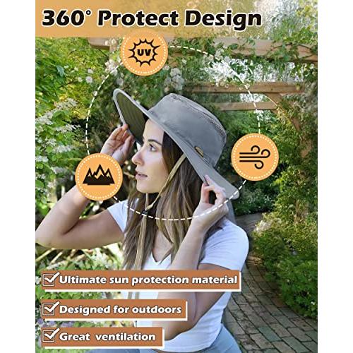【並行輸入品】Sun Blocker アウトドア ブーニー日焼け防止ハット ワイドなつば メッシュハット ボート/ハイキング/キャンプ/釣り/ハ