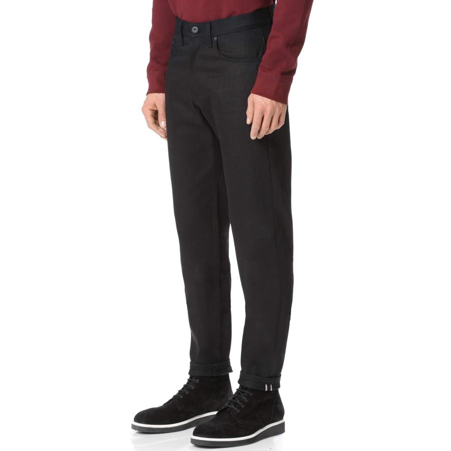 【並行輸入品】Naked & Famous Denim PANTS メンズ カラー: ブラック Naked & Famous Denim Menの画像