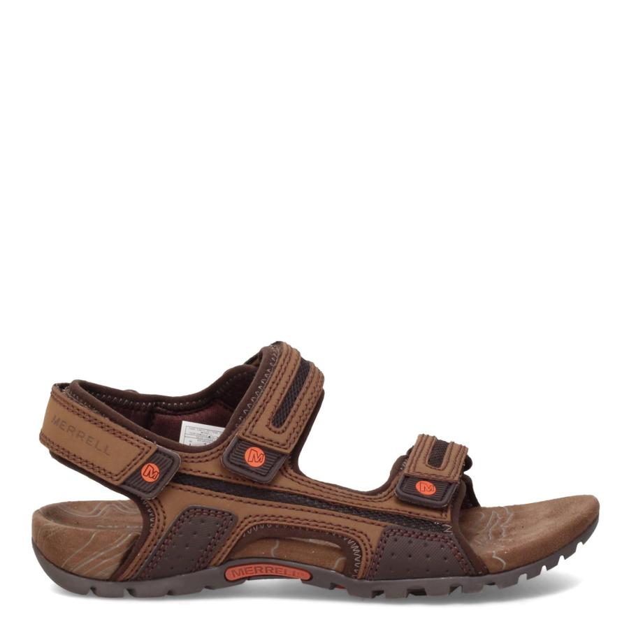 【並行輸入品】Merrell ユニ 大人用 サンドスパー オークサンダル, ダークアース, 13 Merrell Men's Sandspurの画像