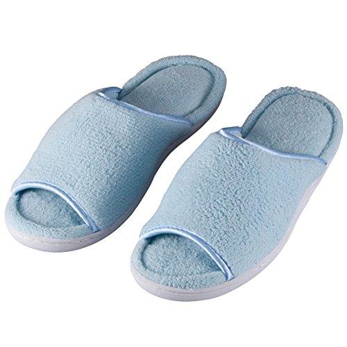【並行輸入品】[EasyComforts] レディース US サイズ: XL カラー: ブルー EasyComforts Open Toe Teの画像