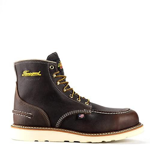 【並行輸入品】Thorogood メンズ 6インチ 防水 モックトウ US サイズ: 9 カラー: ブラウン Thorogood 1957 Seの画像