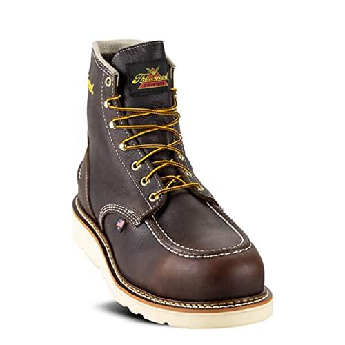 【並行輸入品】Thorogood メンズ 6インチ 防水 モックトウ US サイズ: 9 カラー: ブラウン Thorogood 1957 Seの画像