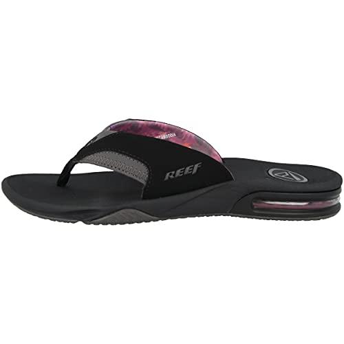【並行輸入品】[リーフ] Women's Fanning Black/Grey 9M Reef Women's Sandals， Fanni_1