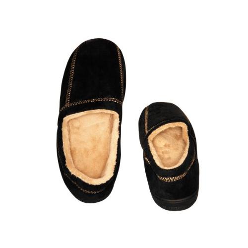 【並行輸入品】Modern Moccasin Memory Foam Men's Slipper， Size 13 14 Stylish