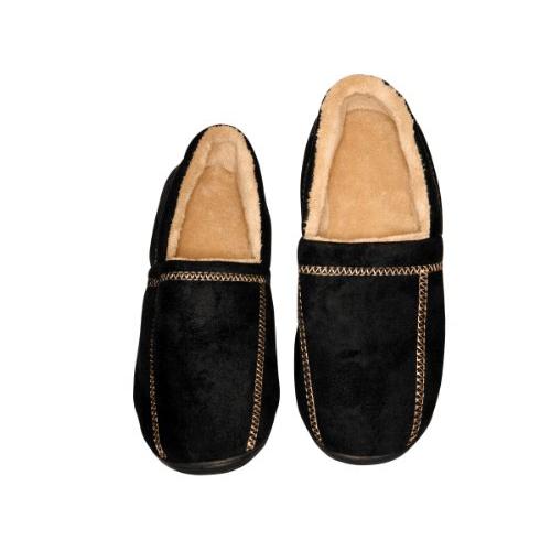 【並行輸入品】Modern Moccasin Memory Foam Men's Slipper， Size 13 14 Stylish