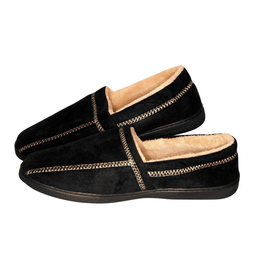 【並行輸入品】Modern Moccasin Memory Foam Men's Slipper， Size 13 14 Stylish