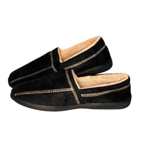 【並行輸入品】Modern Moccasin Memory Foam Men's Slipper， Size 13 14 Stylish