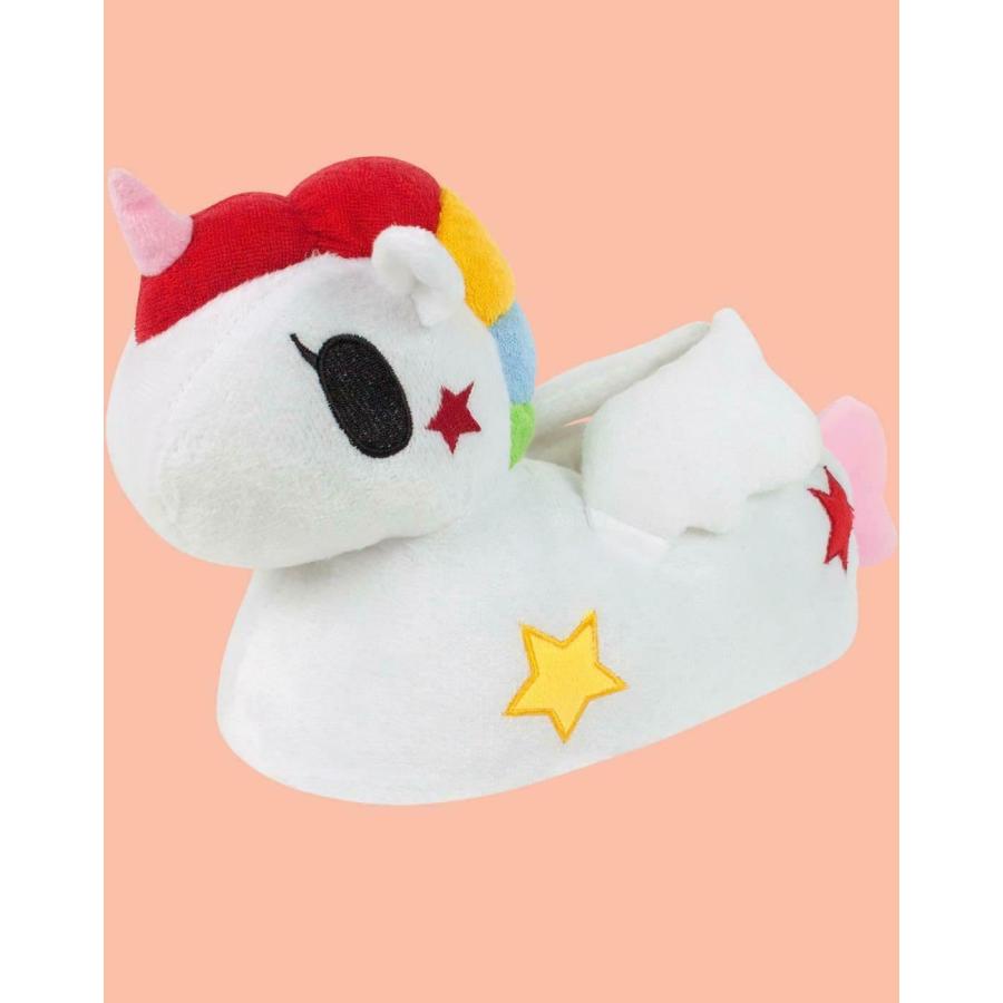 【並行輸入品】3D Cartoon Unicorn Animal Novelty Soft Plush Women's Slip On Sli_6