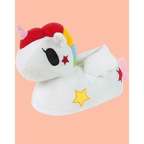 【並行輸入品】3D Cartoon Unicorn Animal Novelty Soft Plush Women's Slip On Sli_7