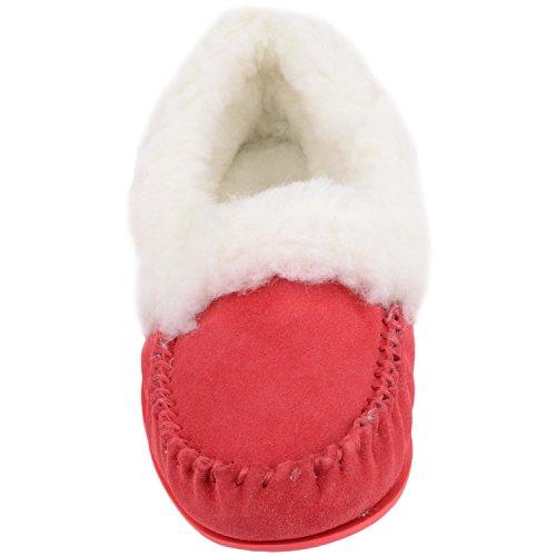 【並行輸入品】SNUGRUGS レディース カラー: レッド SNUGRUGS Womens Luxury Lambswool Suede Mo_4