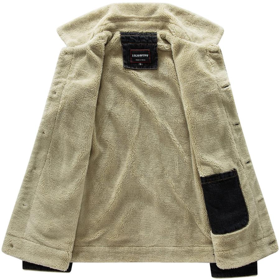【並行輸入品】HOWON OUTERWEAR メンズ US サイズ: L HOW'ON Men's Plus Cotton Warm Fur C
