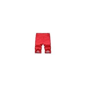 【並行輸入品】Chouyatou SHORTS メンズ カラー: レッド chouyatou Men's Cool Stylish Wrinkl_5