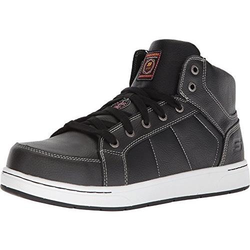 【並行輸入品】Skechers Work Mens Watab   Stirling Steel Toe Black 1 9 EE   Wide