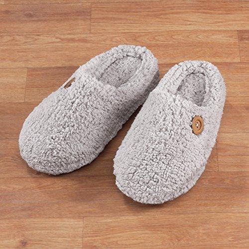 【並行輸入品】Miles Kimball Comfy Sherpa Slippersの画像
