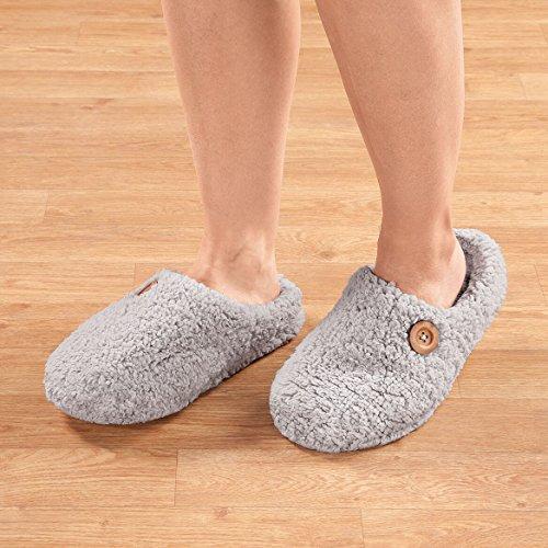 【並行輸入品】Miles Kimball Comfy Sherpa Slippersの画像