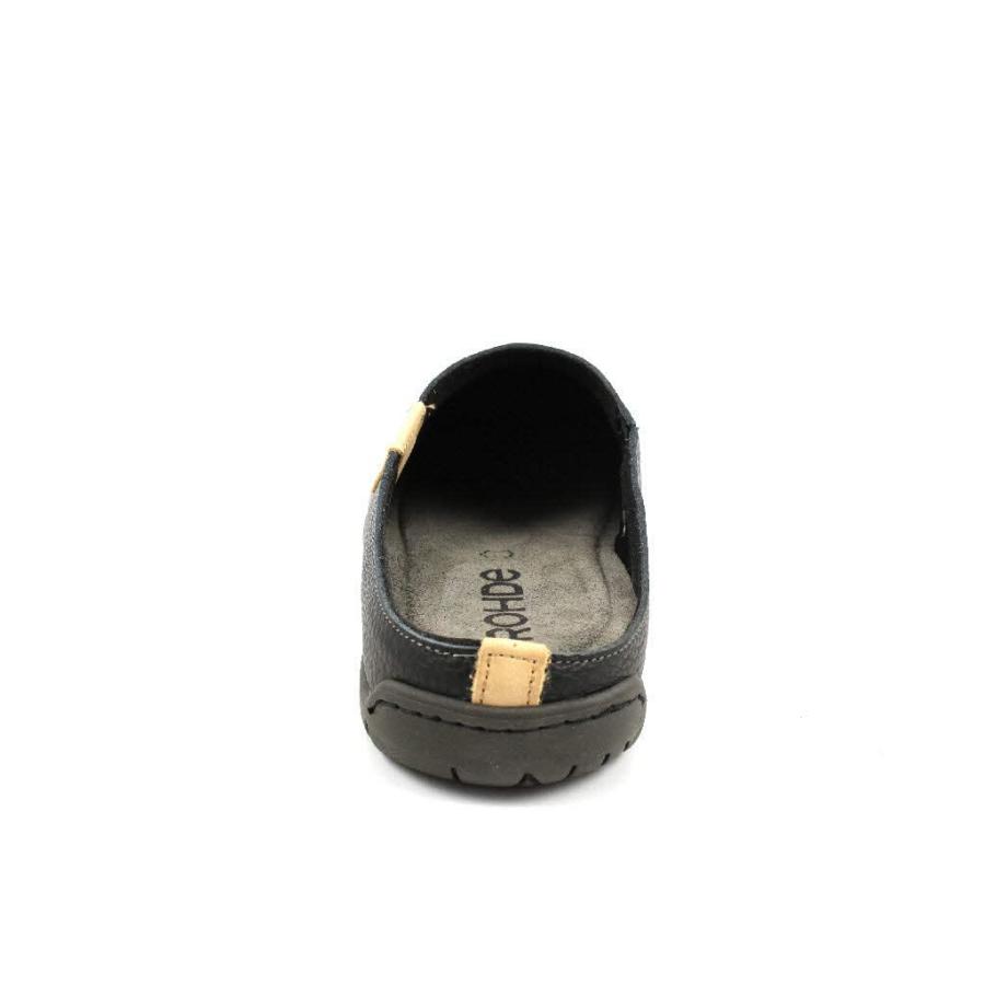【並行輸入品】[Rohde] Mantua 6656 Rohde Men's Slippers, Black 90, 10.5_9