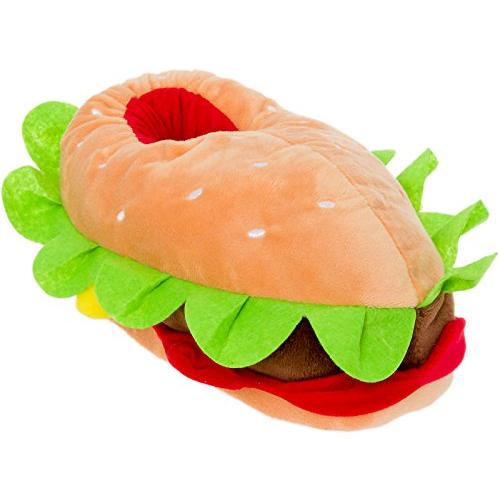 【並行輸入品】Silver Lilly ユニセックス・アダルト US サイズ: X Large Funziez! Hamburger Slipp_1