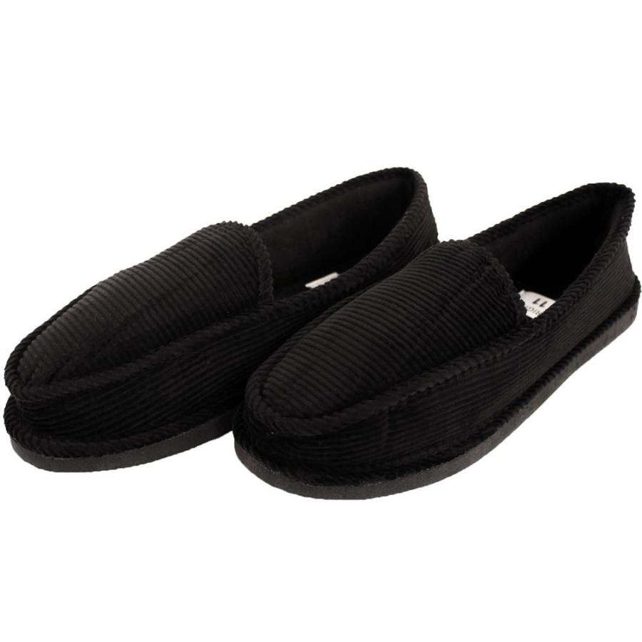 【並行輸入品】Bright メンズ コーデュロイ ハウス スリッパ， ブラック， 11 Bright Men's Corduroy House_3