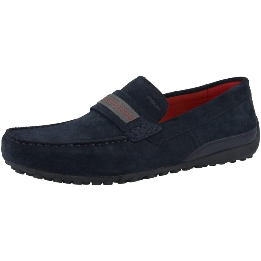 【並行輸入品】GEOX メンズ スネーク 22 スエード ドライビング MOC ローファースタイル, Blue Navy C4002, 12 U_9