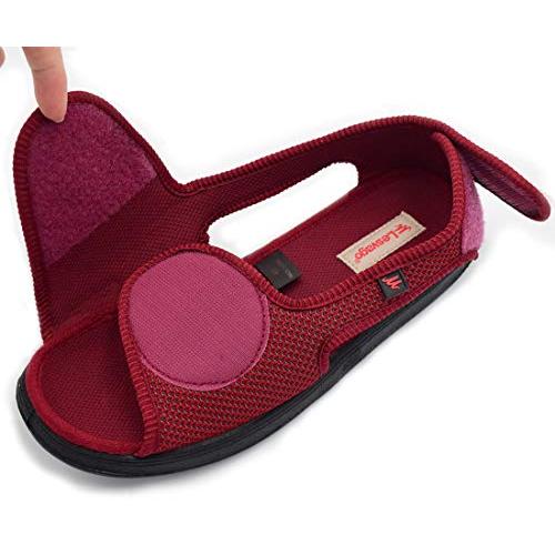 【並行輸入品】Mei MACLEOD Open Toe Slipper Sandals Swollen Feet Arthritis Edemの画像