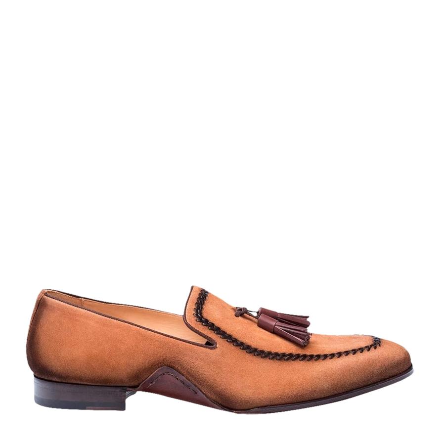 【並行輸入品】Mezlan メンズ US サイズ: 12 M US カラー: ブラウン Mezlan Plazza Mens Luxury Itの画像